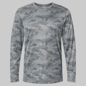 Unisex Pompano Performance Camo Long Sleeve T-Shirt