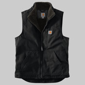 Sherpa Lined Mock Neck Vest