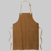 Canvas Full Length Two Pocket Apron