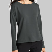 Women's Stretch Drop Shoulder Pullover