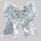Sequin Cheer Hair Bow