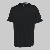 Performance Two-Button Solid Jersey