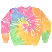 Unisex Tie-Dyed Fleece Crewneck Sweatshirt