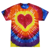 Unisex Shapes Tie-Dyed T-Shirt